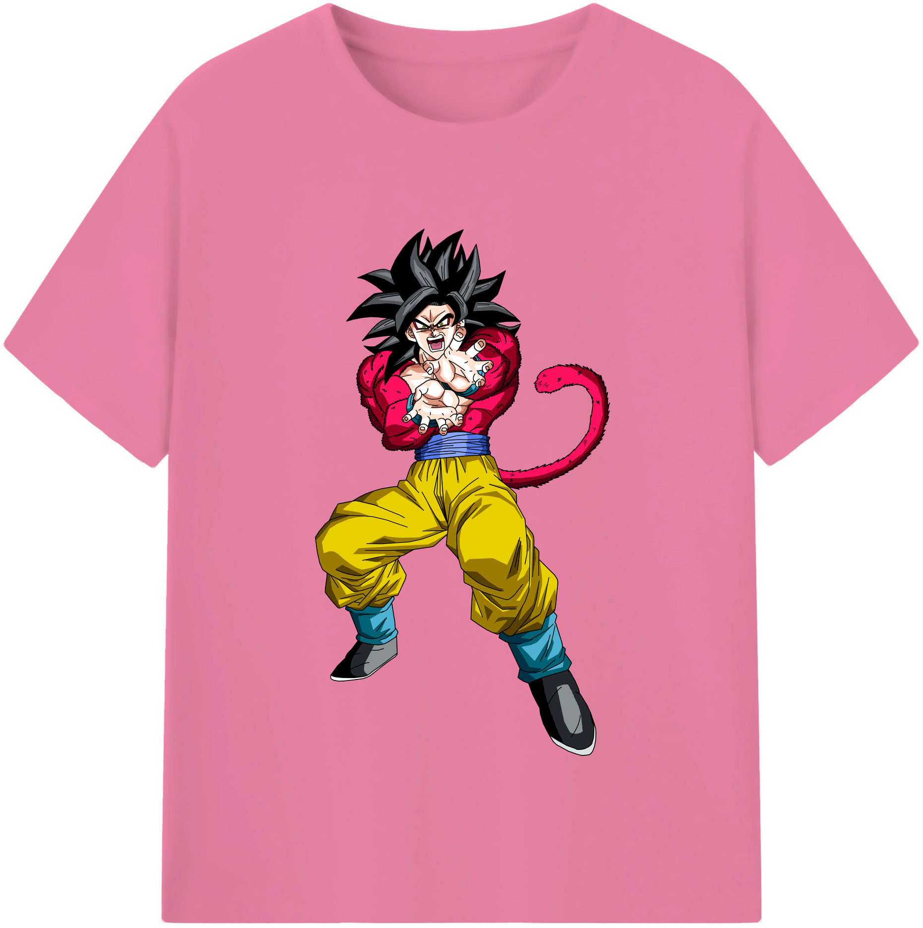 （画像用） ドラゴンボール 孫悟空（そん ごくう）Son Goku カカロット DRAGON BALL Kakarotto 綿100％半袖Tシャツ（フロントプリント）